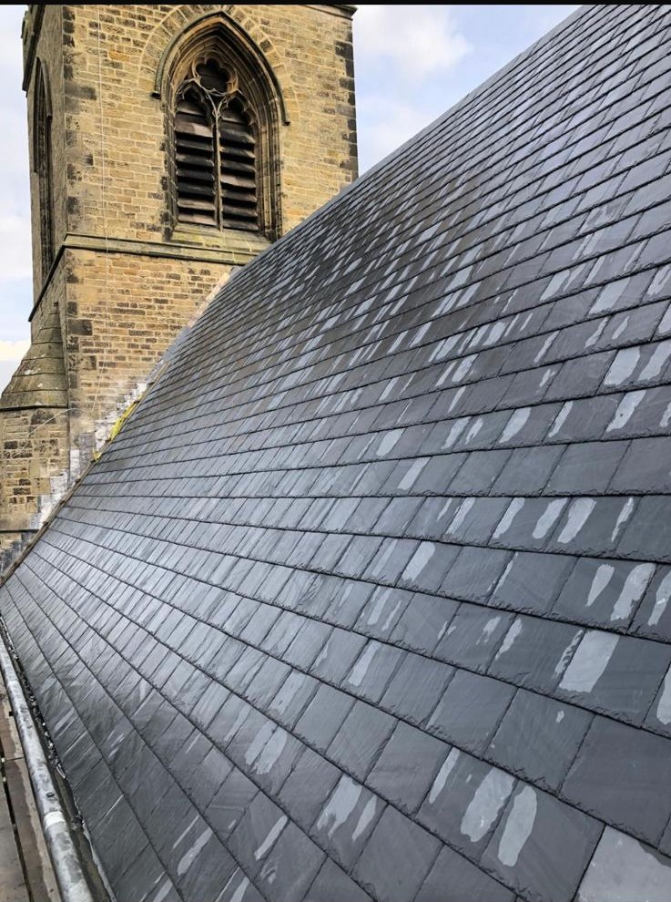 Church roofing project